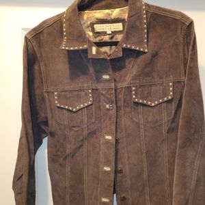 Alan Michael vintage suede jacket large